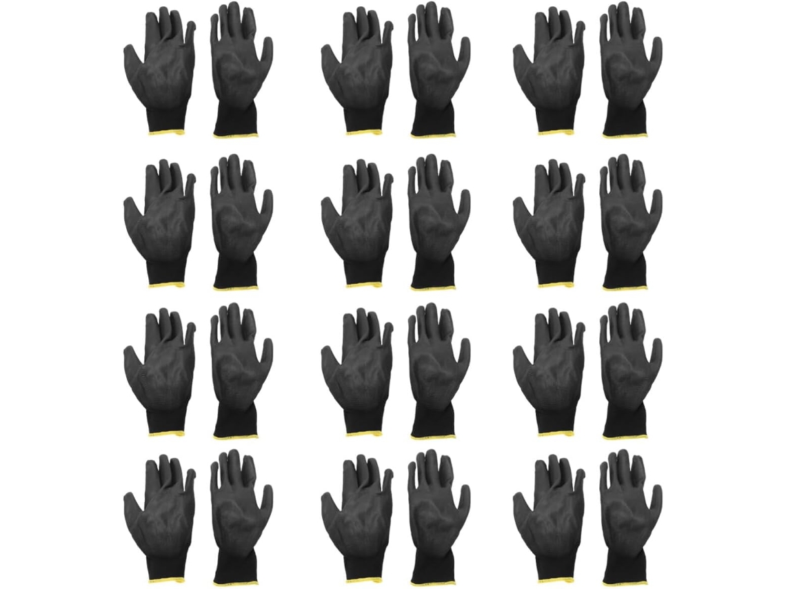36 Pares De Guantes De Trabajo Para Mecánicos, Manoplas De Seguridad