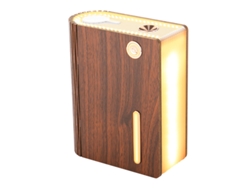 Humidificador Forma Libro 320ml C/ Luz Nocturna Led P/ Quarto Casa