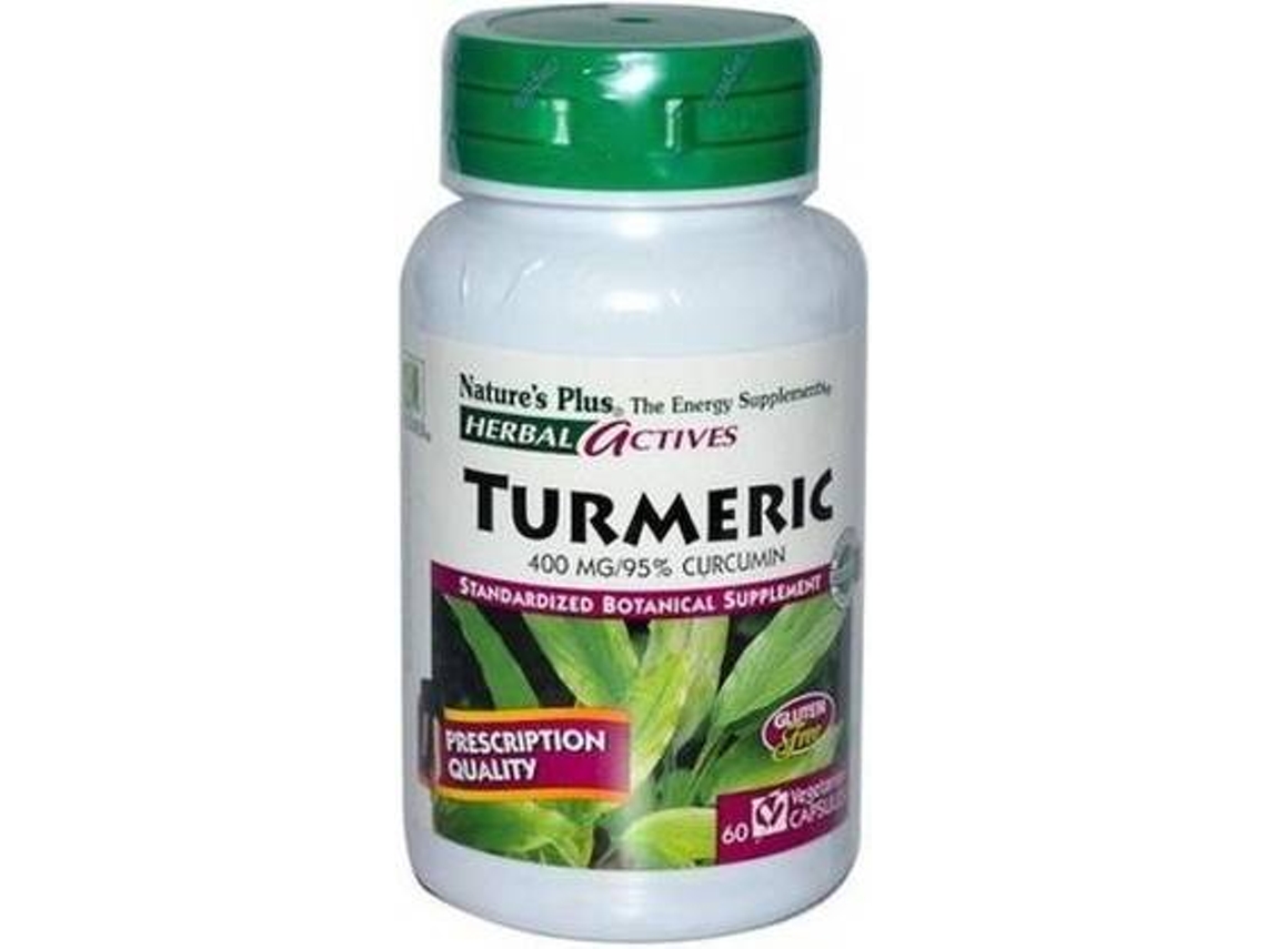 Complemento Alimentar NATURES PLUS Curcuma (60 cápsulas)