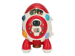 Rebe-brinquedo Foguete Musical Espacial Portátil Educativo Com 19 Teclas E Música Para Crianças Vermelho