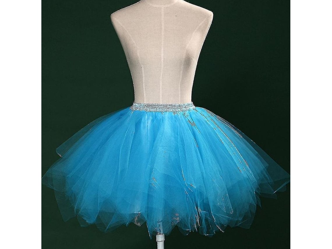 2026-falda Princesa De Malla Tule Para Mujer Con Cintura Elástica Corta Bailarina Talla M/xl/xxl