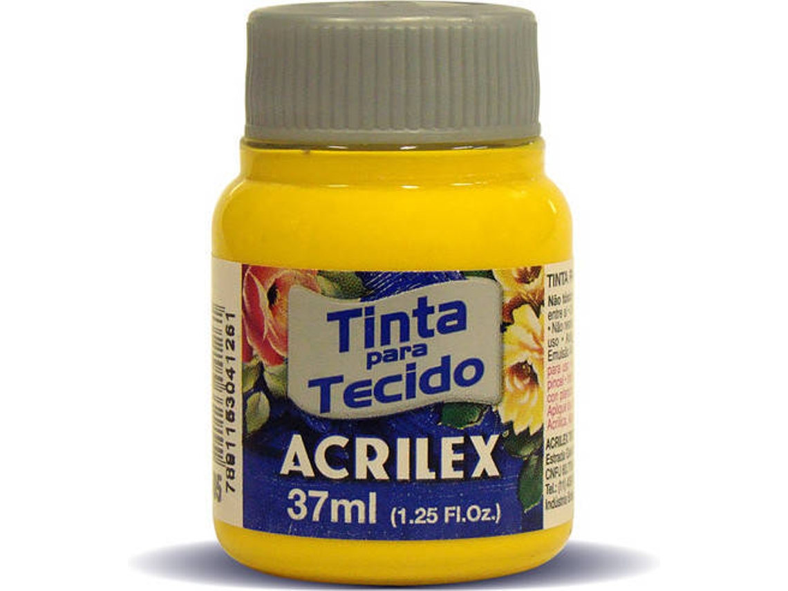 Tinta de Tela Mate Acrilex Amarillo Oro (04140/505 37ml)