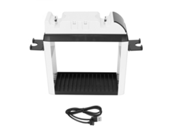 Base De Carga Y Rack De Almacenamiento Multifuncional 6 En 1 Para Controladores Y Tarjetas De Juego De Switch