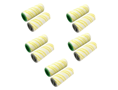 Cepillo principal para limpiador de suelos duros, cepillo principal para Karcher Fc3D Fc5, 10 piezas