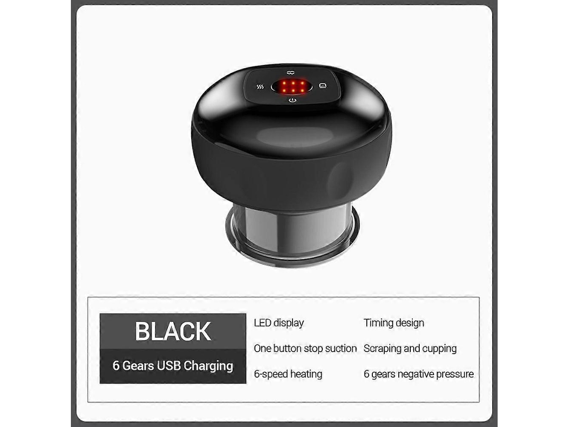 Máquina De Masaje Con Ventosas Eléctrica Inteligente, Succión Al Vacío, Terapia De Raspado, Enchufe Usb