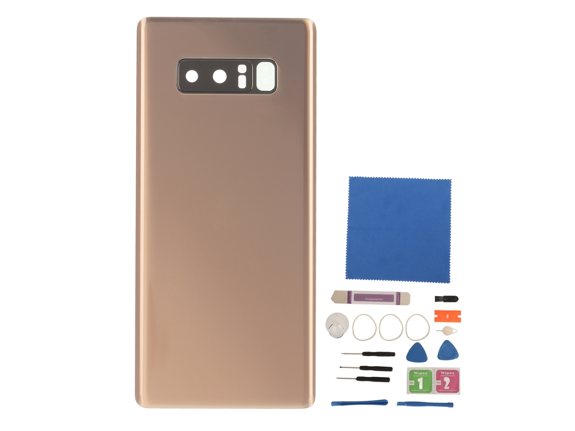 Cubierta De Vidrio De Reemplazo Con Lente De Cámara Preinstalada Para Samsung Galaxy Note 8 Sm-n950
