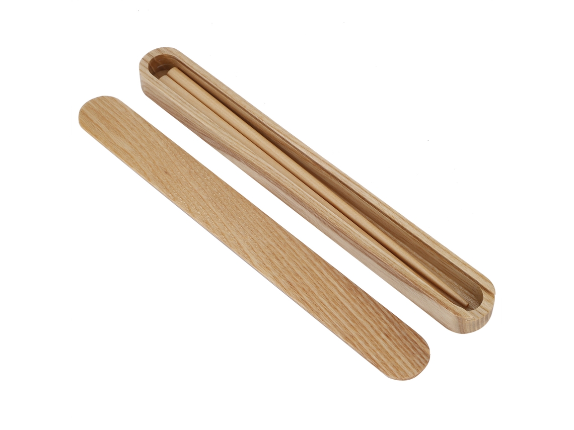 Juego de palillos de dientes de madera reutilizables con estuche portátil - Utensilios de cocina | Sin marca