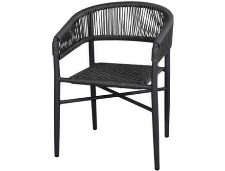 Silla de Cuerda y Metal Vivian MISTERWILS (57 x 58 x 77 cm)