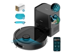 Cecotec Robot Aspirador Y Friegasuelos Con Base De Autovaciado Conga Y80. Navegación Láser E Ia, Potencia Succión 13000pa