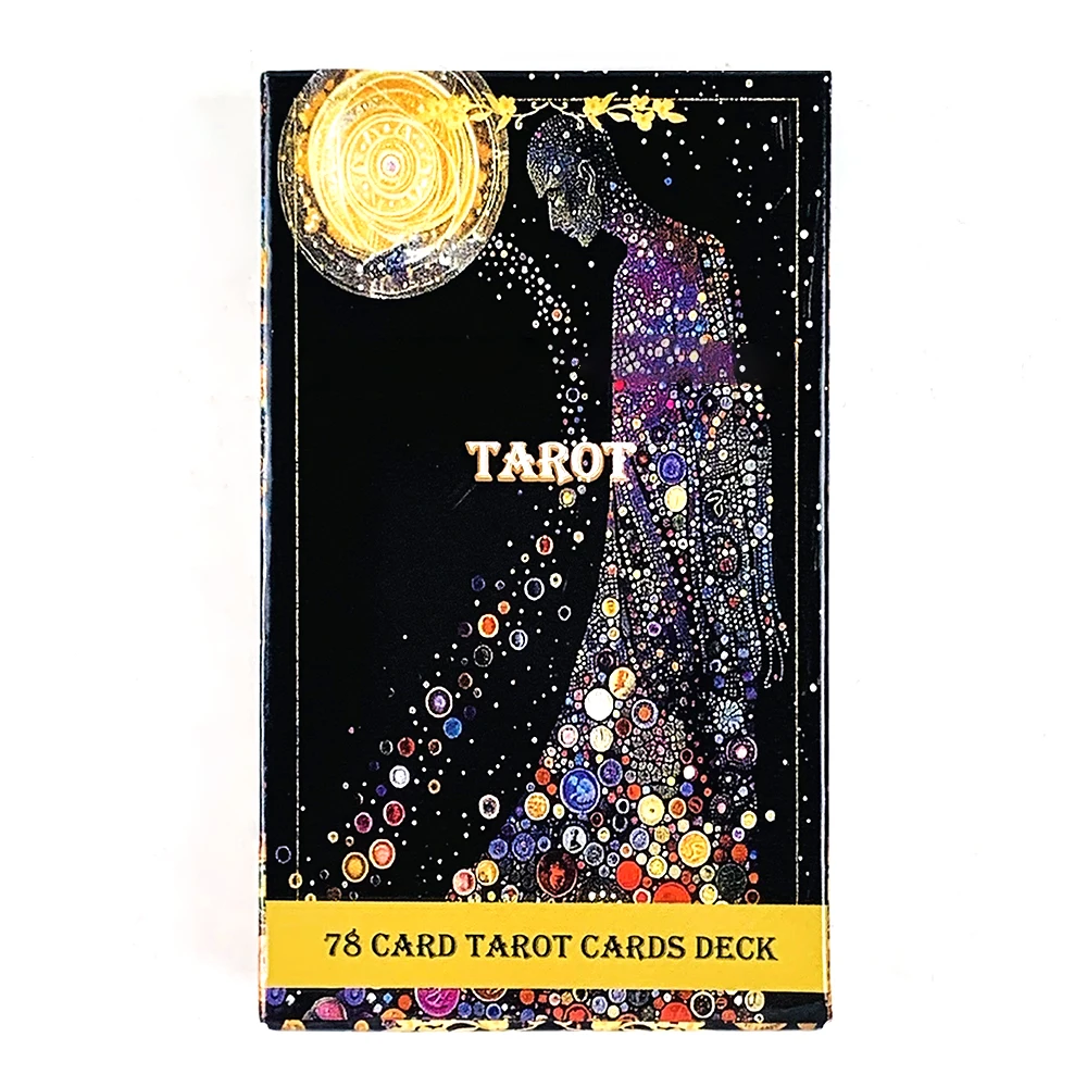 Novo Tarô Da Flor Da Serenidade (78 Cartas) Cartas Oráculo (versão Em Inglês) Edição De Adivinhação