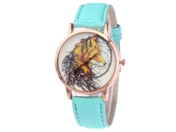 Reloj De Cuarzo Analógico Zhoulianfa Unisex De Ocio Color Crema Menta