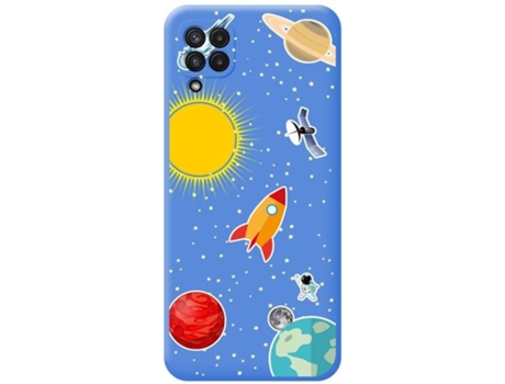 Carcasa Samsung Galaxy A22 4G / M22 TUMUNDOSMARTPHONE Espacio Azul