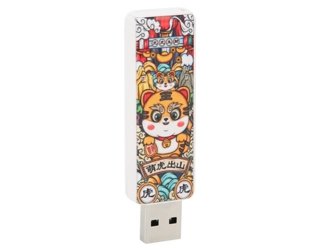 HURRISE U Disk Memory Thumb Stick Inmunidad Electromagnética Hot Swap Computadora Interna Tiger Out Of The Mountain 64Gb