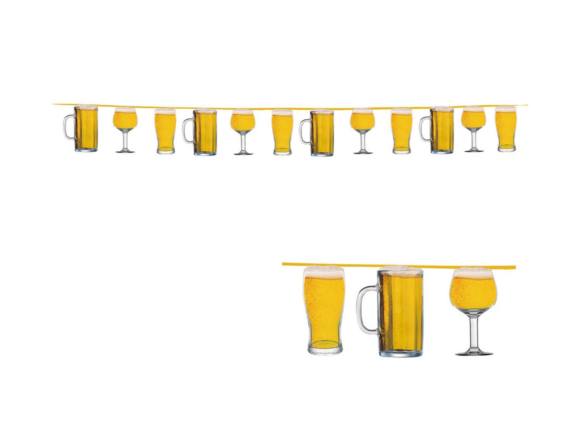 Luces GUIRCA Guirnalda de Cerveza 12 Piezas 300 cm