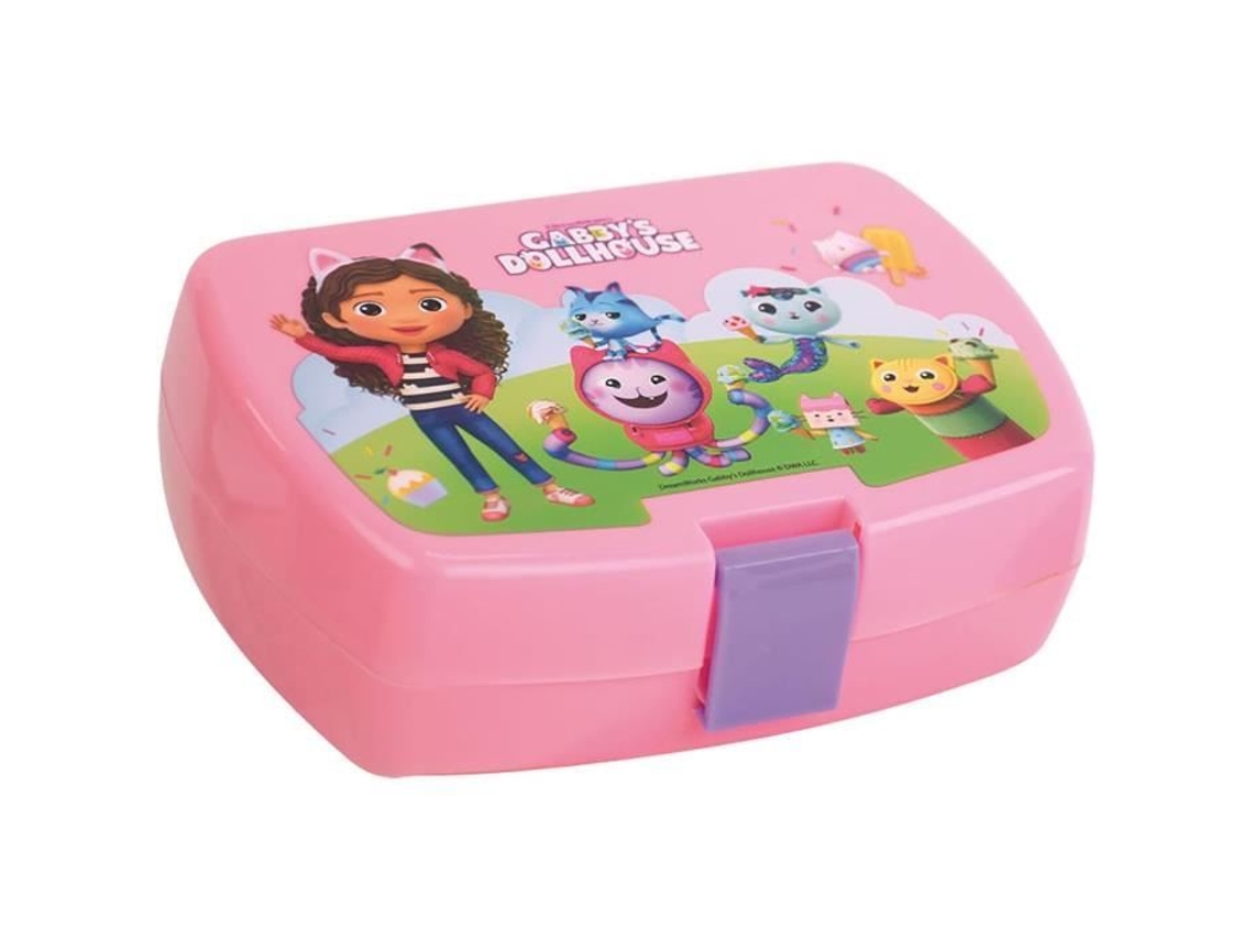 Caja De Almuerzo Fun House Gabby Y La Casa Mágica Alt.6,5 X An.17 X Prof.13,5 Cm Para Niñas