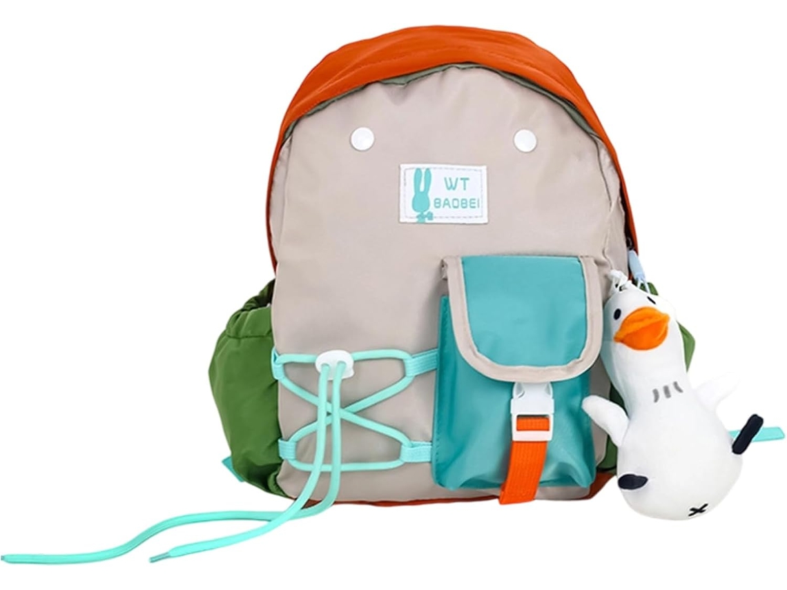 Mochila Infantil Colorida Con Hombros Curvados Para Reducir La Presión.