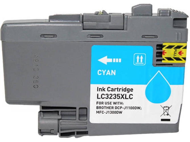 Cartucho para Brother LC3235 XL / LC3233 Cian