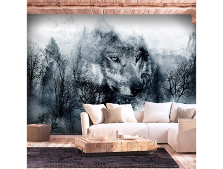 Papel de Pared ARTGEIST Mountain Predator (Black and White) (250x175)