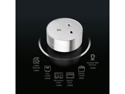 Adaptador De Corriente Para Riel De Alimentación, Portátil, Para Oficina, Cocina Y Sala De Estar, Segunda Generación.