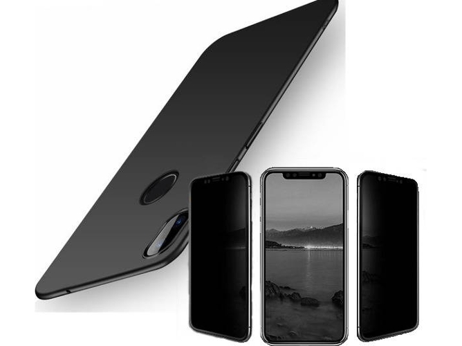 Kit Carcasa y Protector Privacy Xiaomi Redmi Note 7 SlimShield Negro