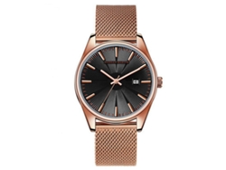 Reloj De Pulsera Hombre Con Cinturón De Malla De Acero Inoxidable Y Cuarzo (ky15-h-wff)