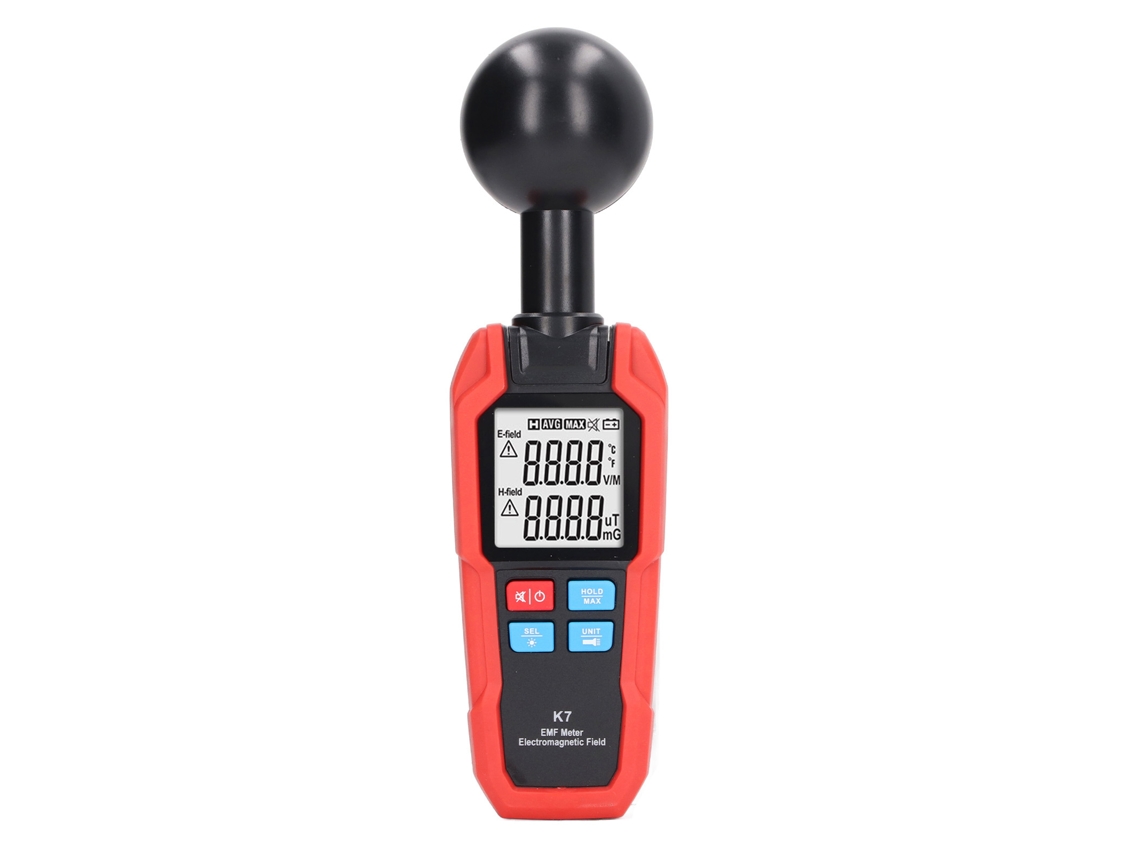 Medidor De Campos Electromagnéticos Portátil, Detector De Campos Electromagnéticos Para Uso En El Hogar, Sala De Estar Y Exteriores K7