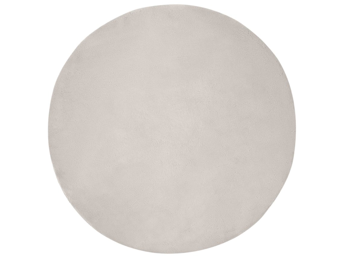 Vidaxl Alfombra Antideslizante De Sintética De Conejo Olite Beige