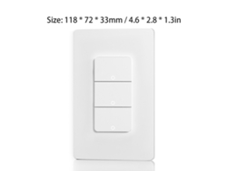 2026horizon-interruptor Inteligente Wifi Tuya Para Hogar, Control Por Voz Y App, Compatible Con Alexa Y Asistente, Inalámbrico