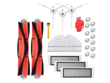 Piezas de repuesto para aspiradora Xiaomi Robot Roborock S50 S51, filtros, cepillos, Kit de accesorios para aspiradora, 24 piezas