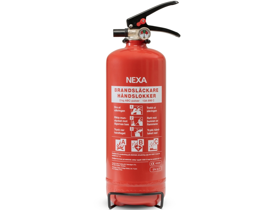 Extintor Rojo 2kg 13A NEXA