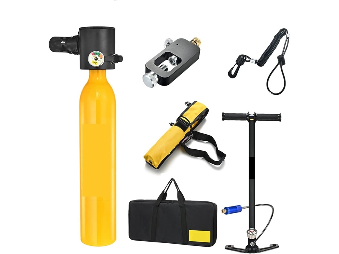 Minibotella De Buceo De 0,5 L. Nueva Botella De Oxígeno Para Instrucción De Buceo.
