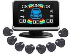 8 Sensores De Aparcamiento Parktronic Para Coches, Radar De Marcha Atrás
