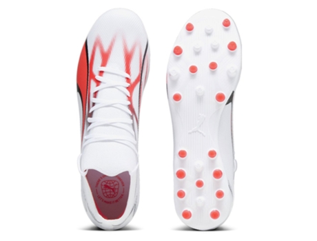 Botas de fútbol Unisex para Fútbol PUMA Ultra Match Mg Blanco (45)