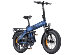 Bicicleta Eléctrica Engwe Engine Pro 3.0 Boost 250w 48v 15ah Fat Bike 20x4.0 Doble Suspensión Autonomía 130km Freno Hidráulico Azul