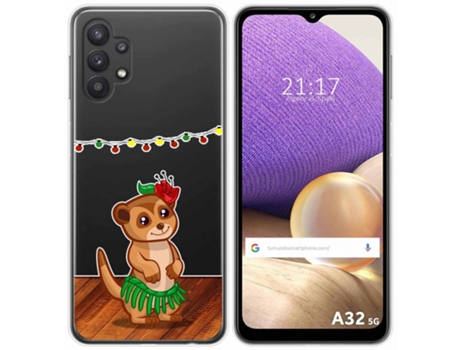 Carcasa Samsung Galaxy A32 5G TUMUNDOSMARTPHONE Dibujos Transparente Multicolor