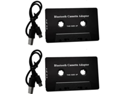 Adaptador Estéreo Para Coche Con Bluetooth 5.0 Y 2 Casetes Universales.