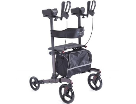 Andador 4 Ruedas con Asiento Carrito Compra y Apoyabrazos ORTOPRIME