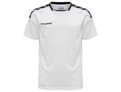 Camiseta de Hombre para Fútbol HUMMEL Authentic Poly Blanco (6)