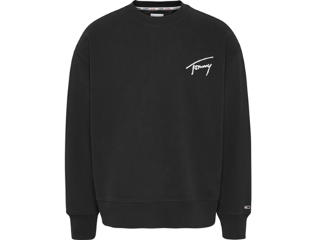 Camiseta TOMMY JEANS Signature Crew Negro (L)