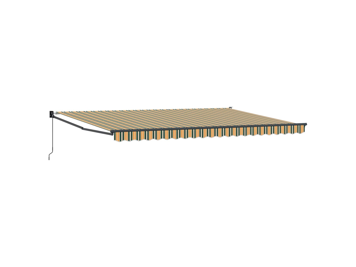 Maison Exclusive - Toldo Retráctil Multicolor 500 X 300 Cm Poliéster Y Aluminio