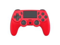 Mando inalámbrico para juegos MDUG con giroscopio de 6 ejes, sensibilidad táctil y doble vibración (rojo)