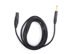 Adaptador de audio (convertidor de pista única macho a XLR hembra)