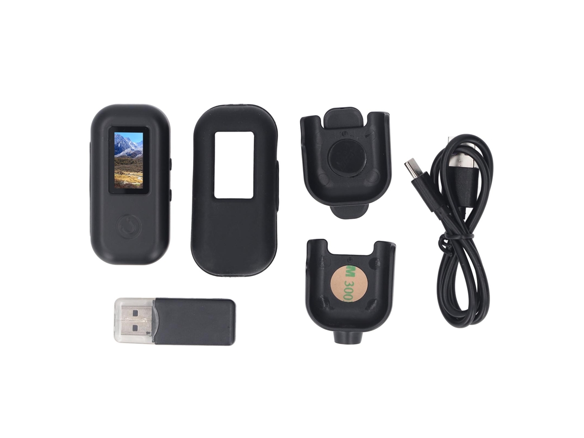 Gravador De Vídeo Corporal 1080p Hd Com Tela 0.96 Polegadas Microfone Embutido Câmera Vestível
