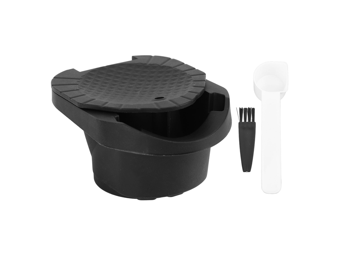 Adaptador Reutilizable Y Recargable Para Cápsulas De Café Con Cuchara Y Cepillo Para Cafeteras.