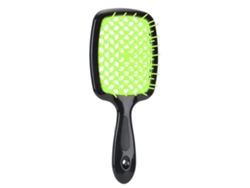 Peine Antiestático Para El Cabello Peine De Masaje Del Cuero Cabelludo Portátil Herramienta De Estilismo Para Viajes Color Verde