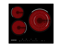 Placa de Vitrocerámica INFINITON VIT3F30D (Eléctrica  - 59 cm - Negro)