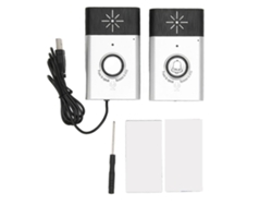 Timbre Inalámbrico De 467 Mhz Con Transmisión De Largo Alcance E Intercomunicador Bidireccional Para La Seguridad Del Hogar. Brilvibera_gsg