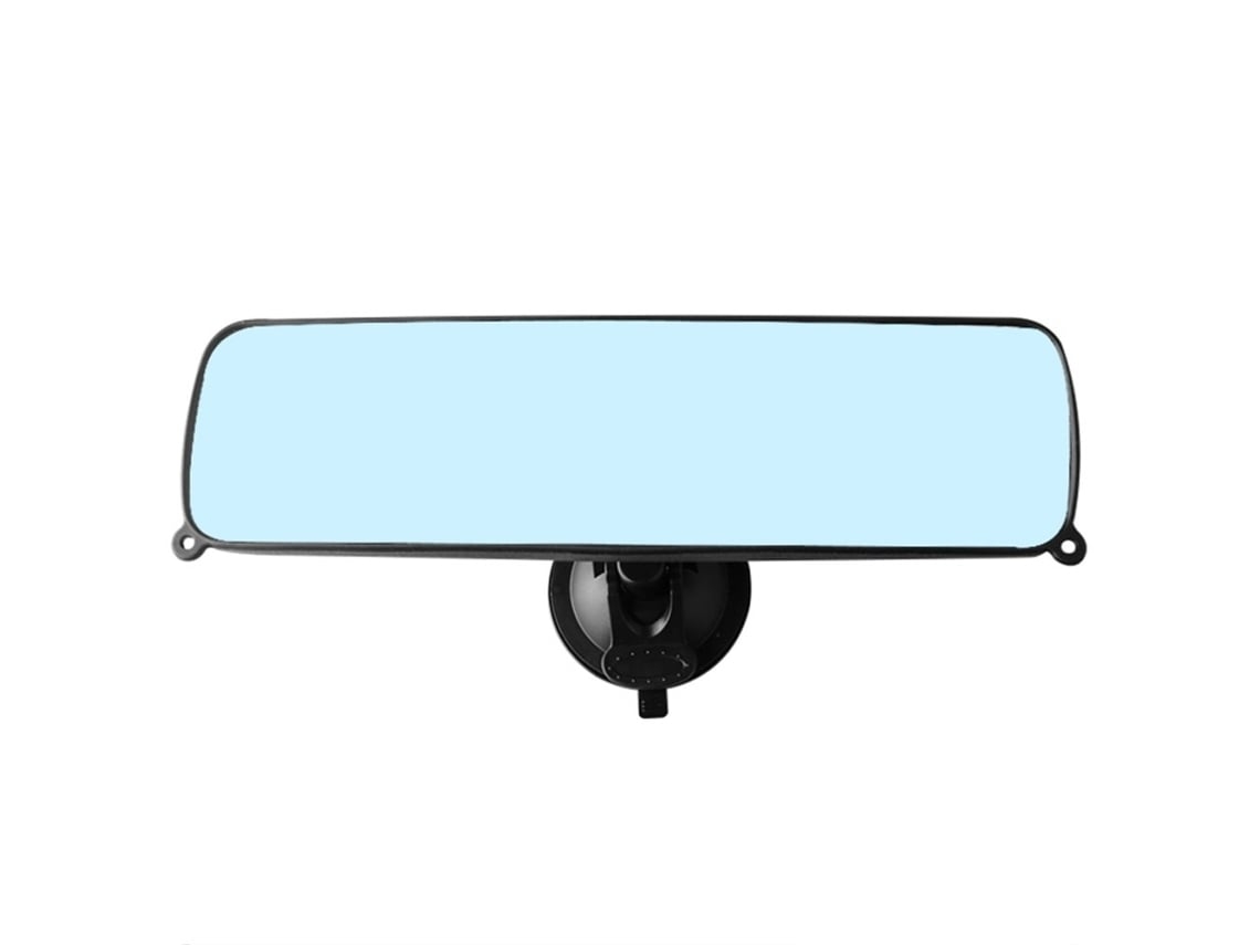 Espelho Retrovisor Interior Ventosa Universal – Carro E Camião, Azul, Amplo Ângulo