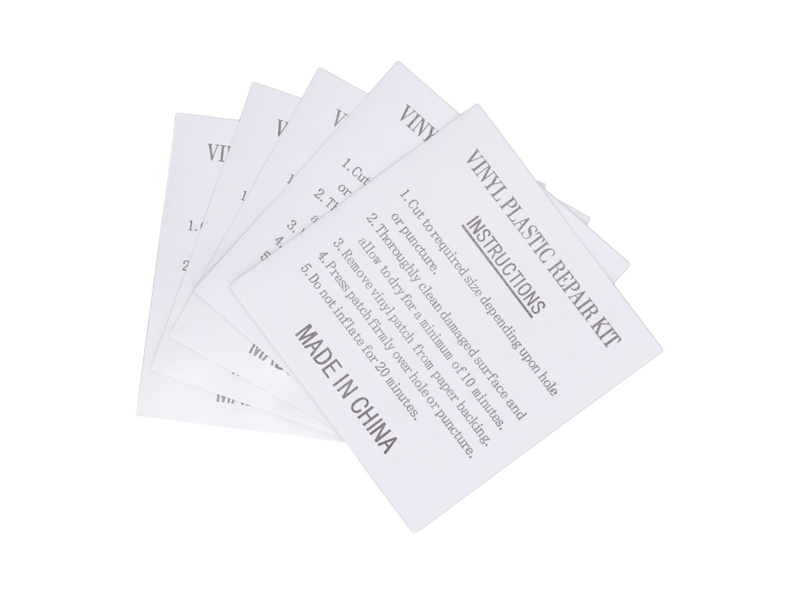 50 Adhesivos Transparentes para Reparar Piscinas e Inflables de PVC/Nylon