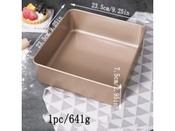 Molde cuadrado para pasteles, resistente, ideal para uso doméstico | STELASPLEN